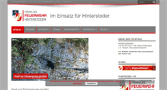 Desktop Screenshot of ff-hinterstoder.at