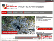 Tablet Screenshot of ff-hinterstoder.at